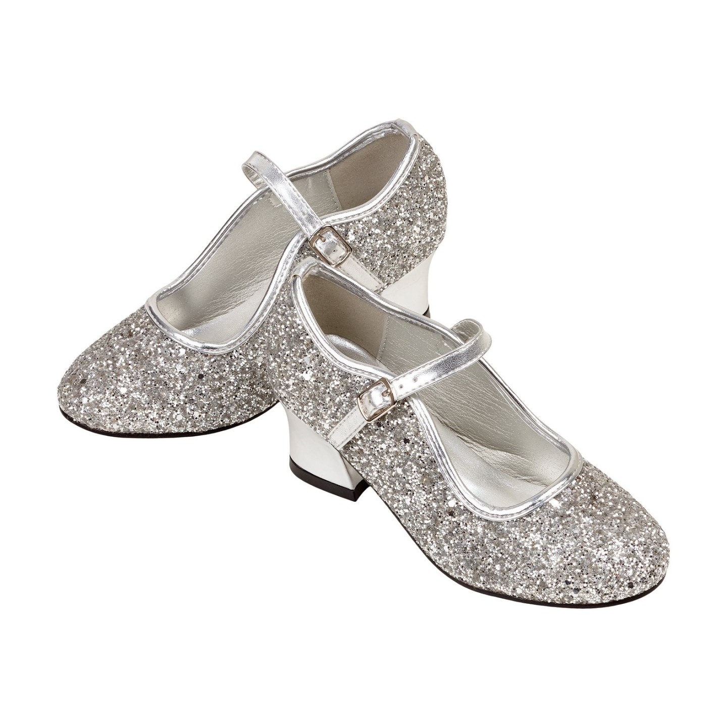 Respect Helder op Nieuwjaar Prinsessen schoenen kind zilver| Jokershop.be - Verkleedwinkel