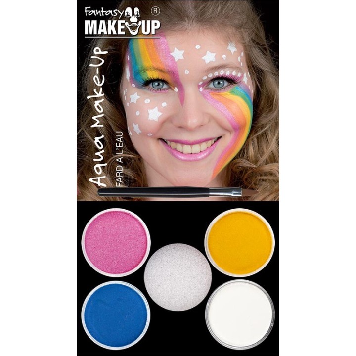 waterschmink makeup set eenhoorn regenboog unicorn