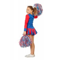Cheerleader Pakje kind carnaval rood jurkje