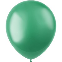 Groene ballonnen metal Regal Green 33cm 10st