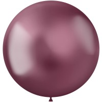 Roze ballonnen Metal Shine Pink 48cm 5st