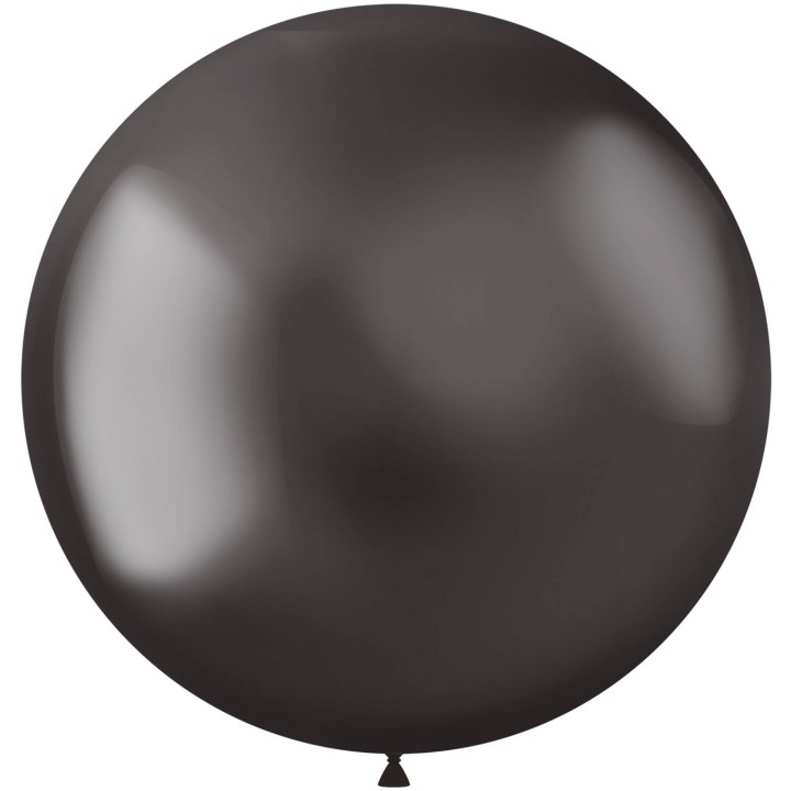 metallic zwarte XL ballonnen latex