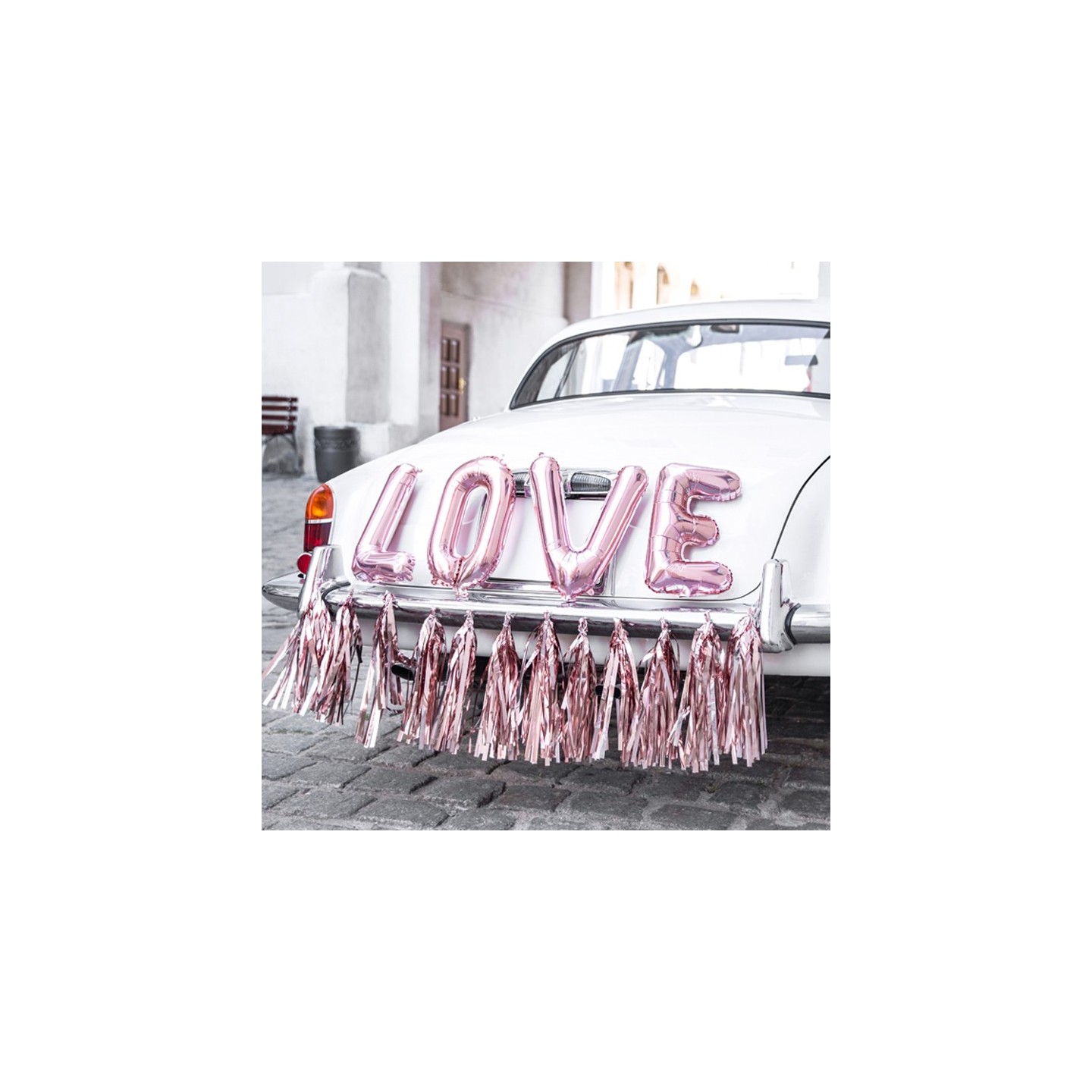 plein verwijderen kern Auto decoratie bruiloft kit LOVE | Jokershop.be - Huwelijk versiering