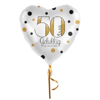 Folie ballon huwelijksverjaardag jubileum 50 jaar getrouwd