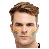 Regenboog schmink stift gay pride stick