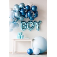 Geboorte versiering ballonnen jongen decoratie