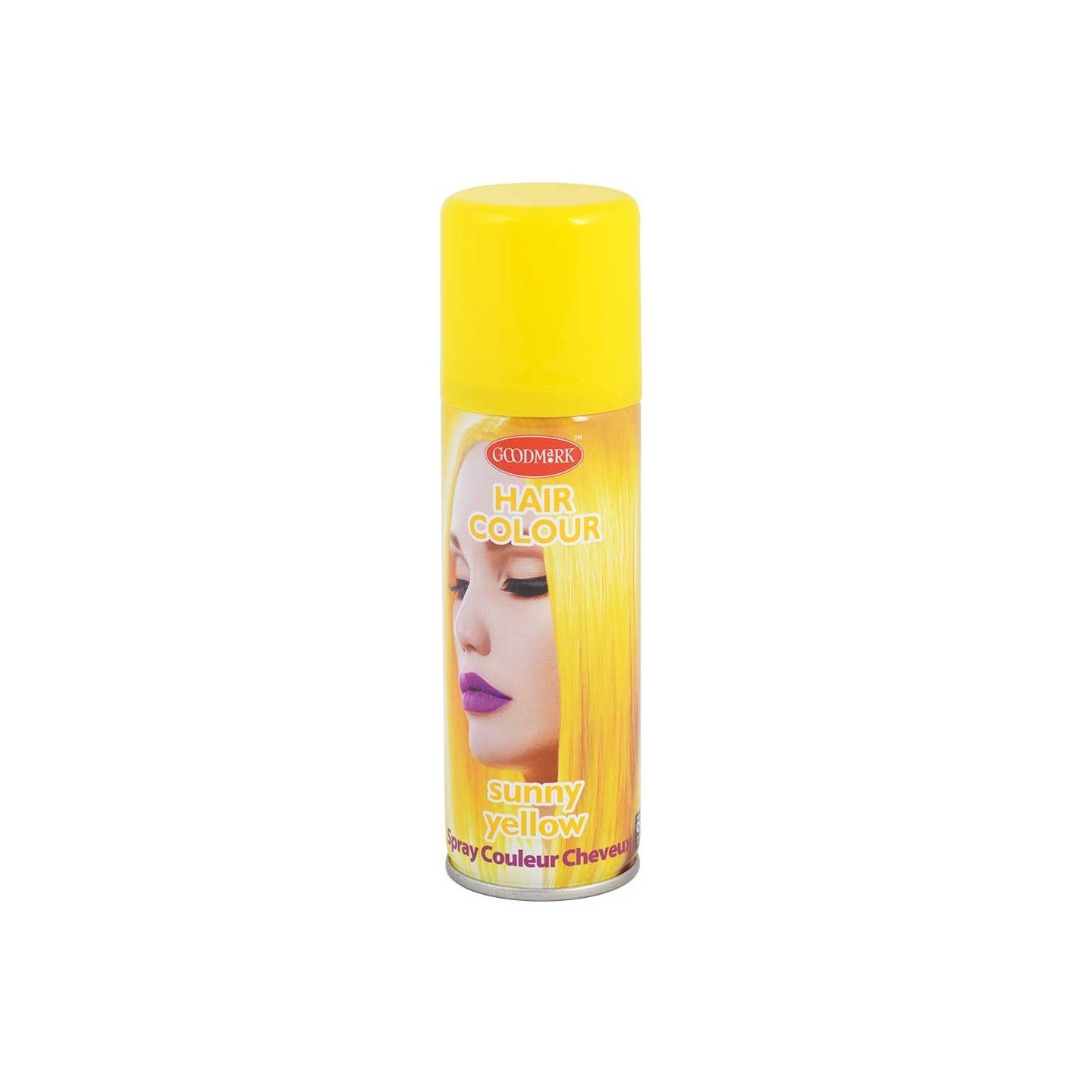 uitwasbare haarverf carnaval haarkleur spray geel