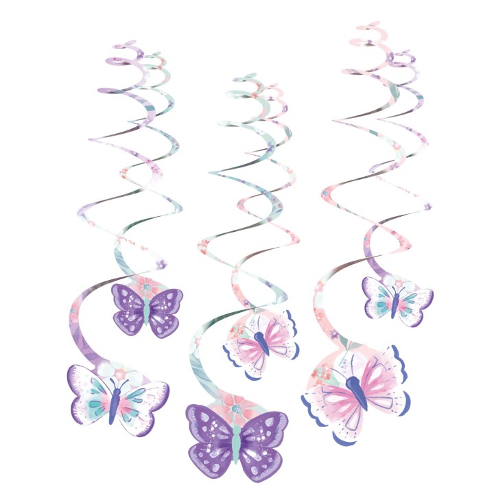 spiraal decoratie vlinder thema versiering