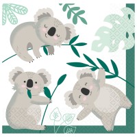 papieren servetten koala kinderfeestje feestartikelen