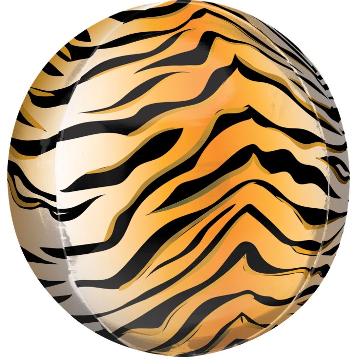 Folieballon bedrukt orbz tijger rond