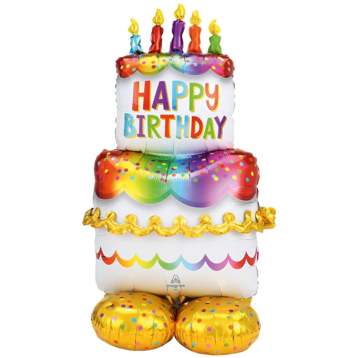 Folieballon airloonz verjaardag verjaardagstaart