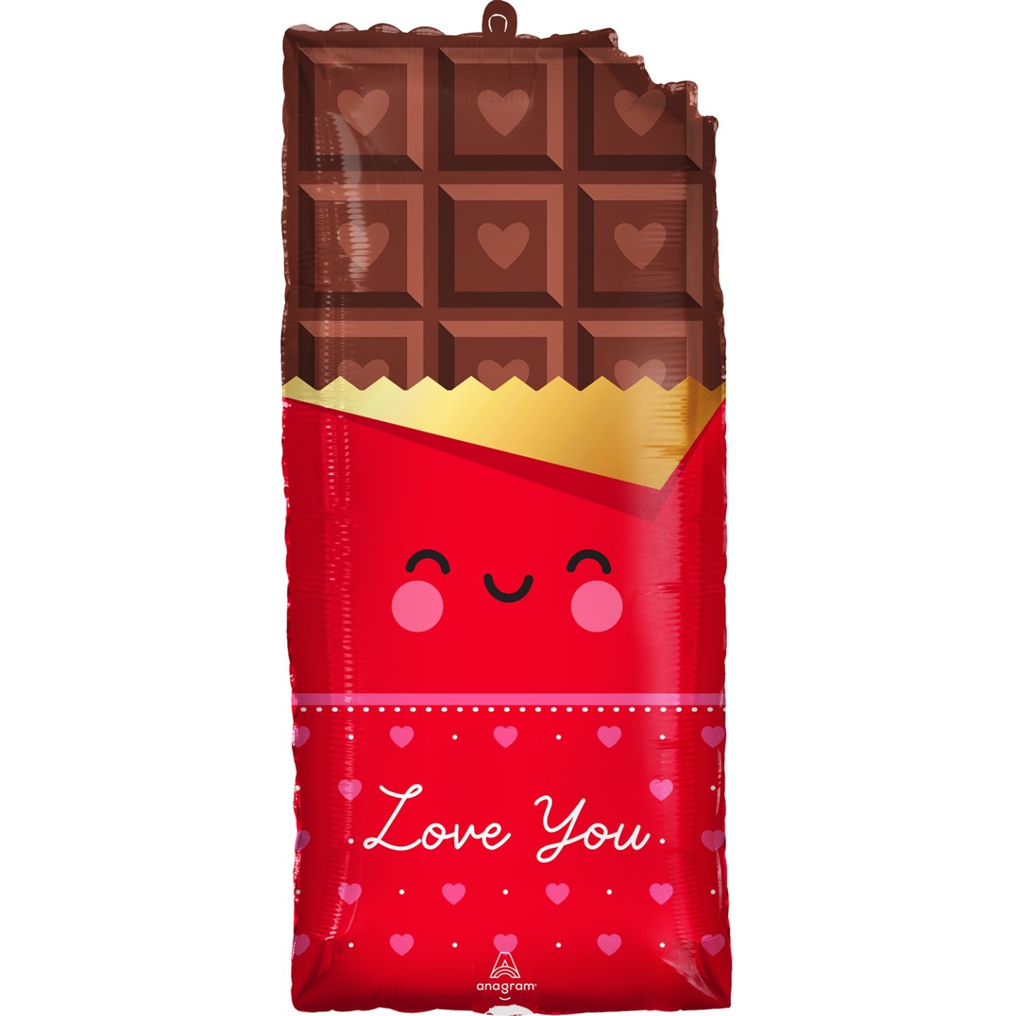 Folieballon valentijn love chocolate