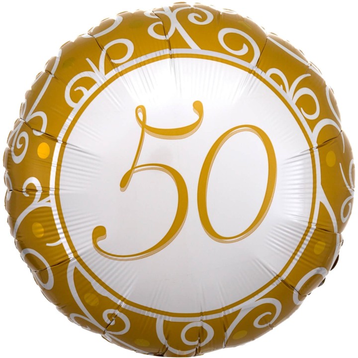 Folieballon jubileum 50 jaar getrouwd