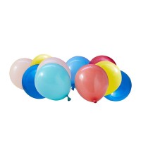 gekleurde ballonnen mix latex 12cm
