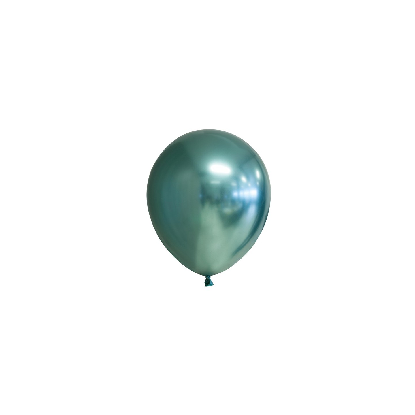 groene mini chroom ballonnen 5 inch