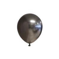 grijze mini chroom ballonnen 5 inch