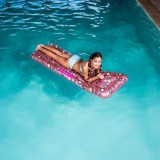 zwembad luchtmatras roze luipaard luchtbed