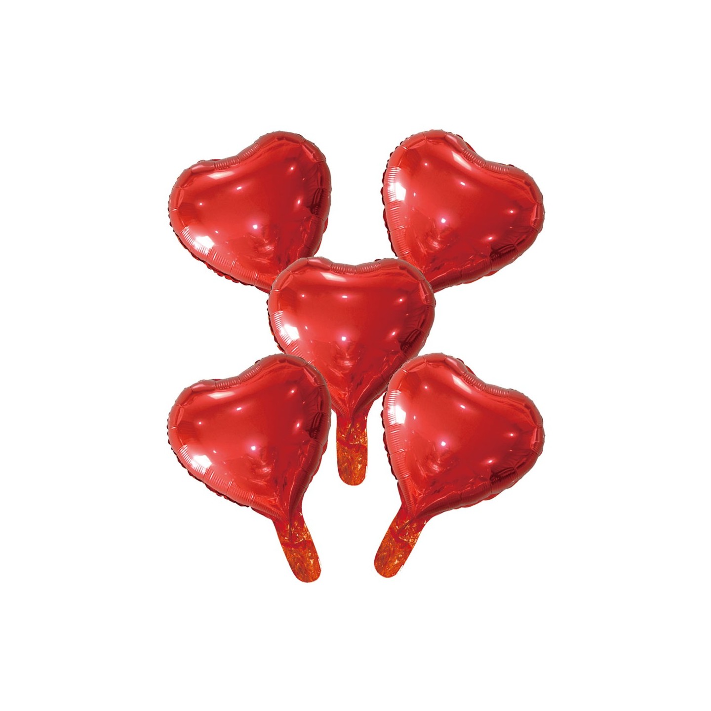 mini Folieballon klein rood hartje