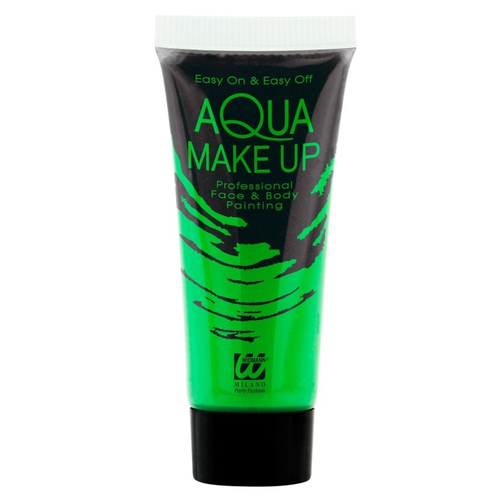 fluo neon makeup groen blacklight schmink