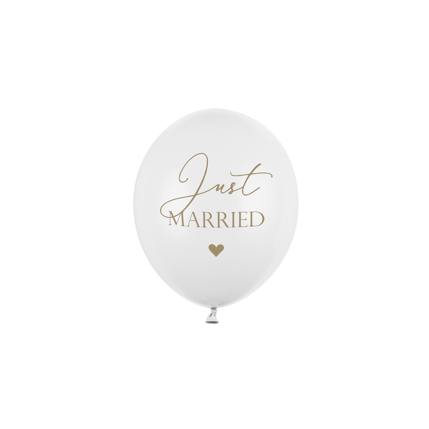 Nominaal Onenigheid Kansen Ballonnen Just Married wit 6st | Jokershop.be - Huwelijksversiering