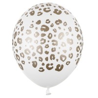 Ballonnen Cheetah print 30cm 10 stuks