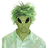 alien bril groen space feestartikelen