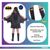 Batgirl kostuum kind jurkje superhelden pakje