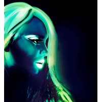 glow in the dark makeup blacklight schmink