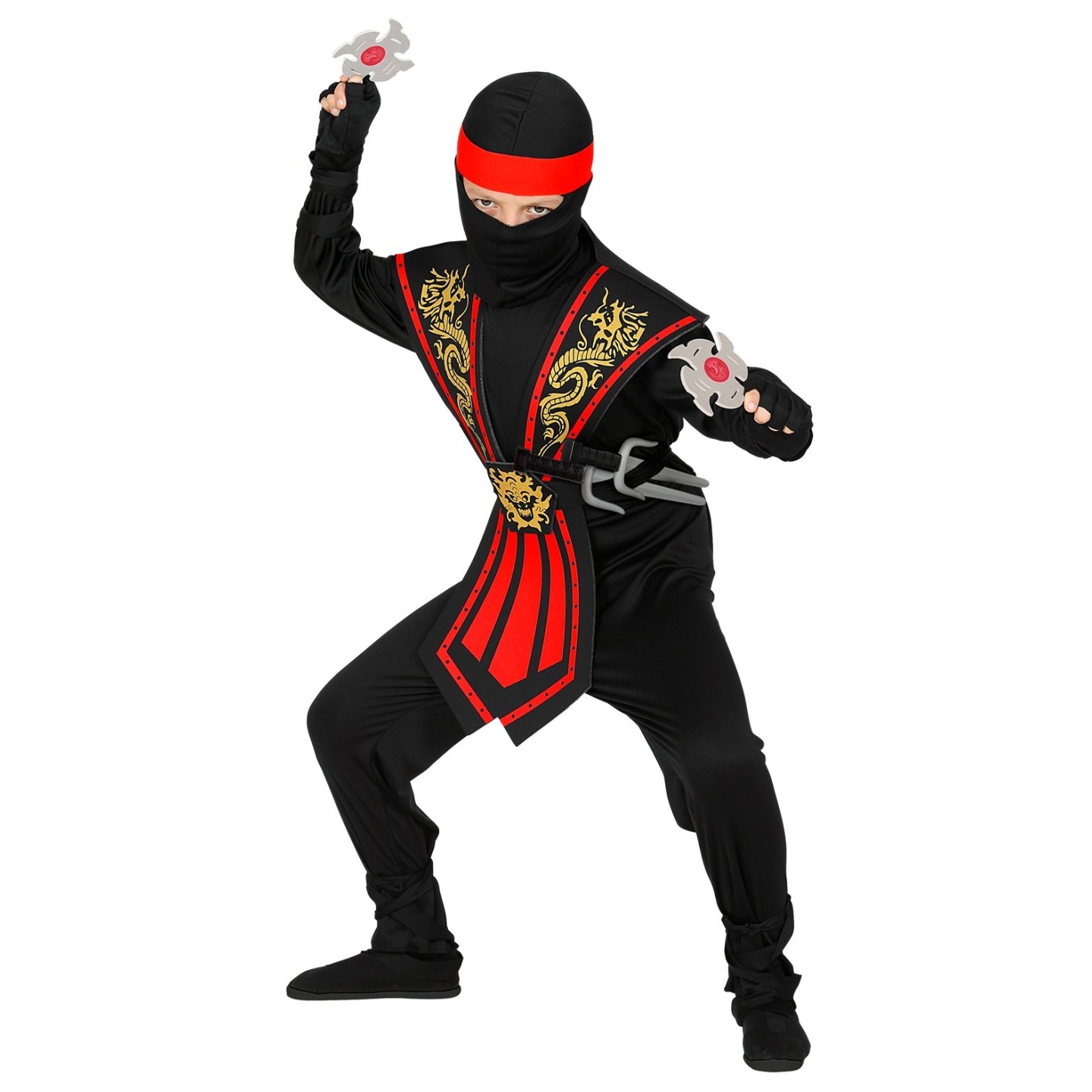 Respect doorgaan Premedicatie Ninja kostuum Red Kombat kind| Jokershop.be - Carnavalskleding