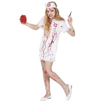 Halloween zombie verpleegster pakje kind