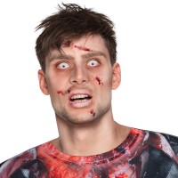 witte zombie lenzen kleurlenzen halloween contactlenzen