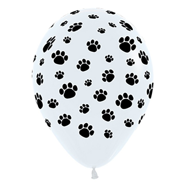 ballonnen met honden pootjes katten