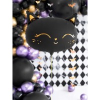 Halloween Folieballon zwarte kat Halloween decoratie