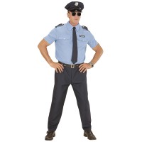 Politie pak heren kostuum Carnavalspak