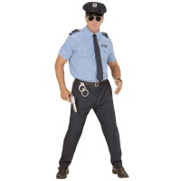 Politie pak heren kostuum Carnavalspak