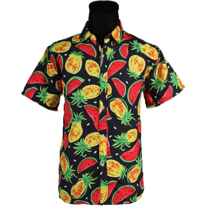 Hawaii hemd heren shirt fruit