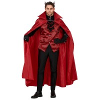 Duivel kostuum heren cape halloween