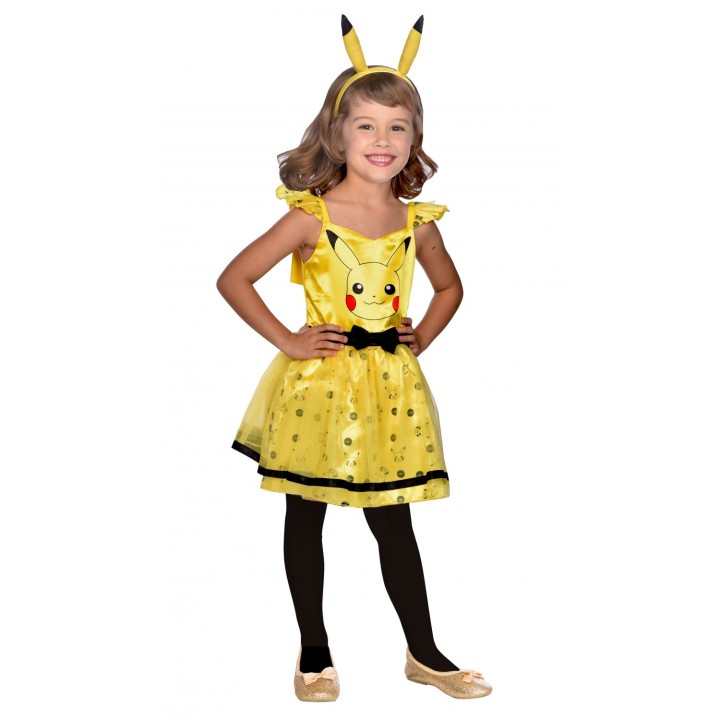 Pokemon kostuum kind pikachu jurkje meisjes