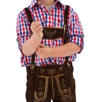 Tiroler hemd kind geruit oktoberfest kleding