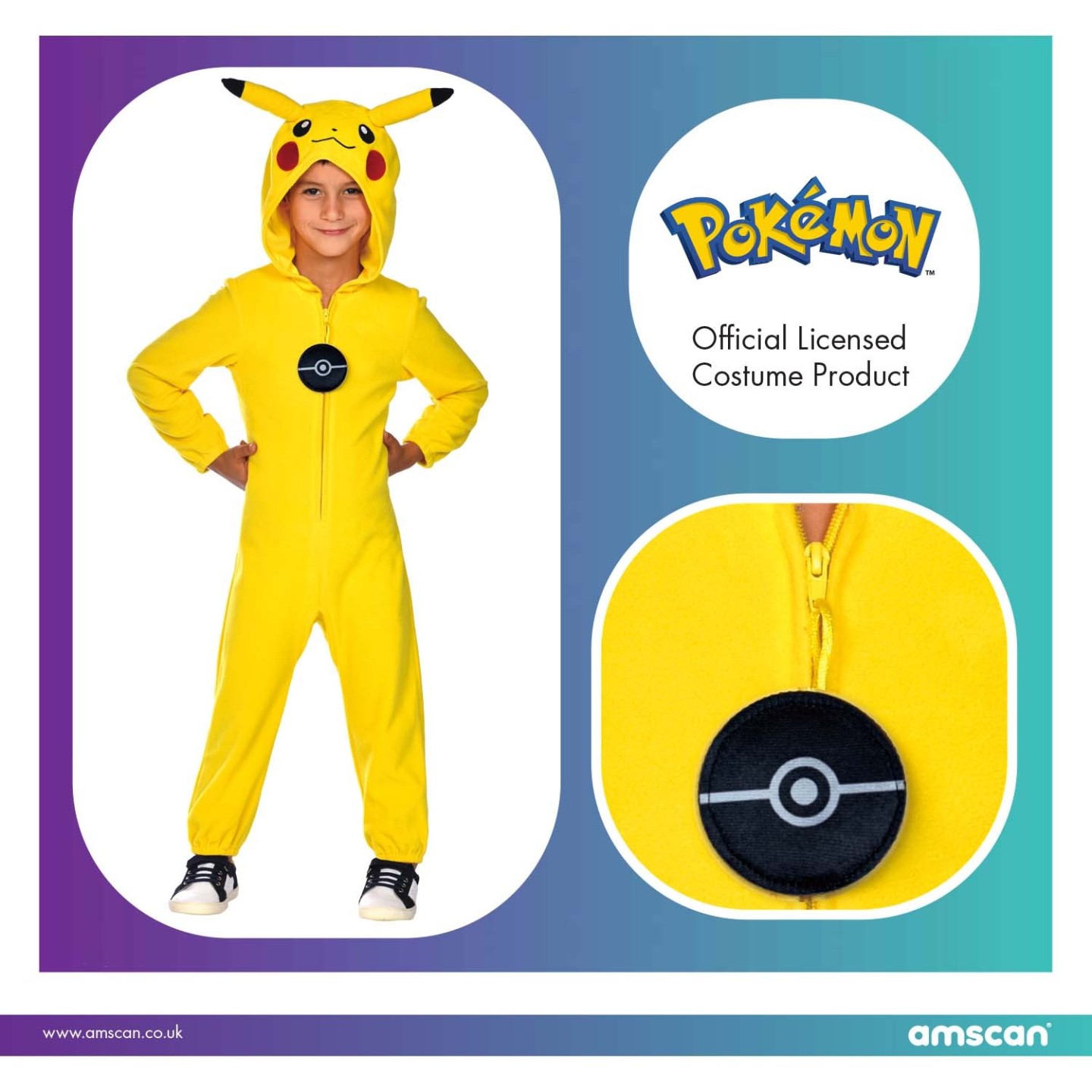 Pokemon kostuum kind - Pikachu jurkje Jokershop Feestwinkel