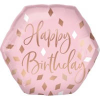Folieballon boeket verjaardag Happy birthday
