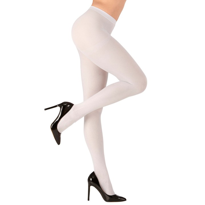 witte panty dames verkleed sokken carnaval
