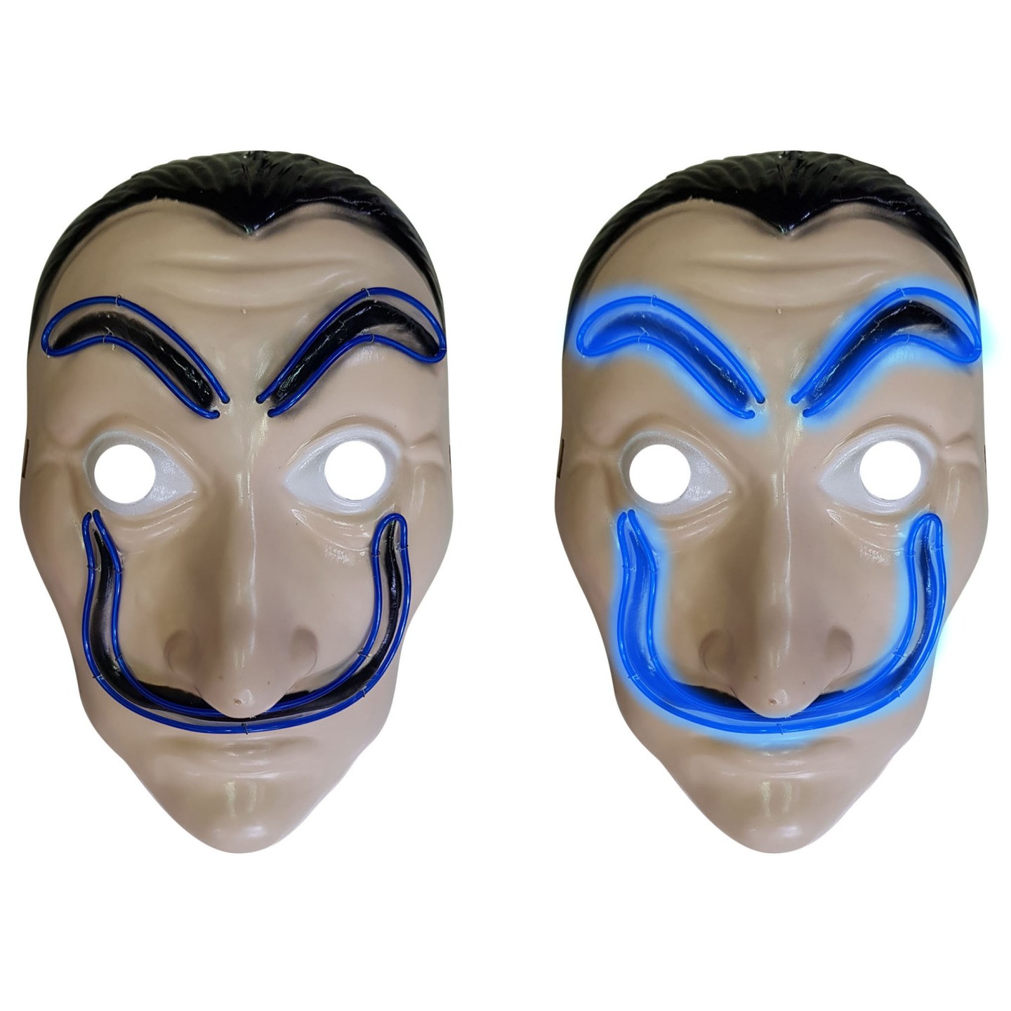 lichtgevend Dali masker La casa  Papel