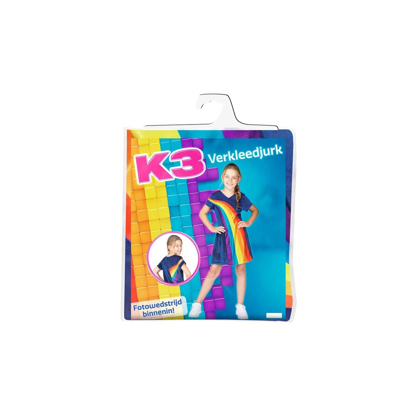 Behoort lastig Twinkelen K3 verkleedjurk regenboog blauw | Jokershop.be - Verkleedwinkel