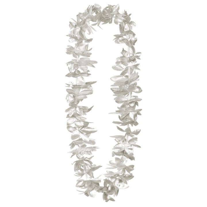 hawaii krans zilver bloemenkrans slinger ketting