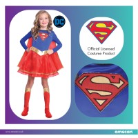 supergirl kostuum kind superwoman pakje jurkje
