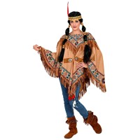 Indianen poncho dames kostuum indiaan