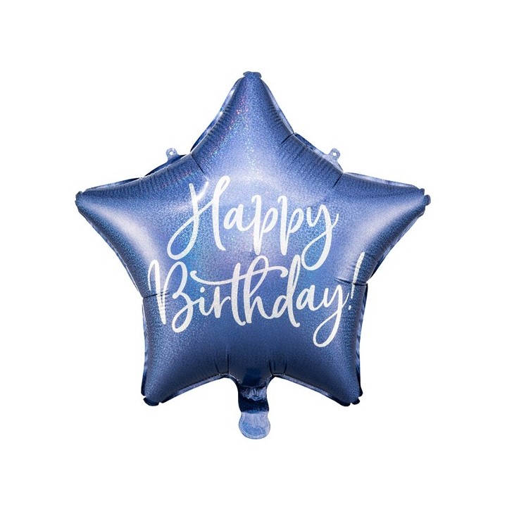 Folieballon verjaardag happy birthday bauw