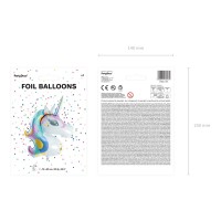 folieballon eenhoorn Shape unicorn folie ballon