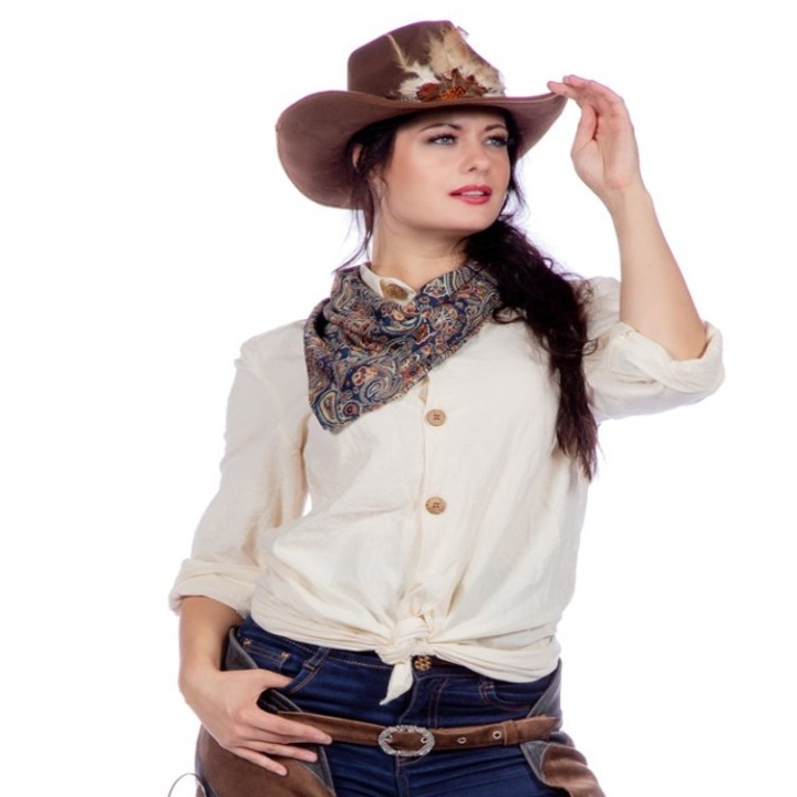 Authentiek cowboy hemd dames Grace